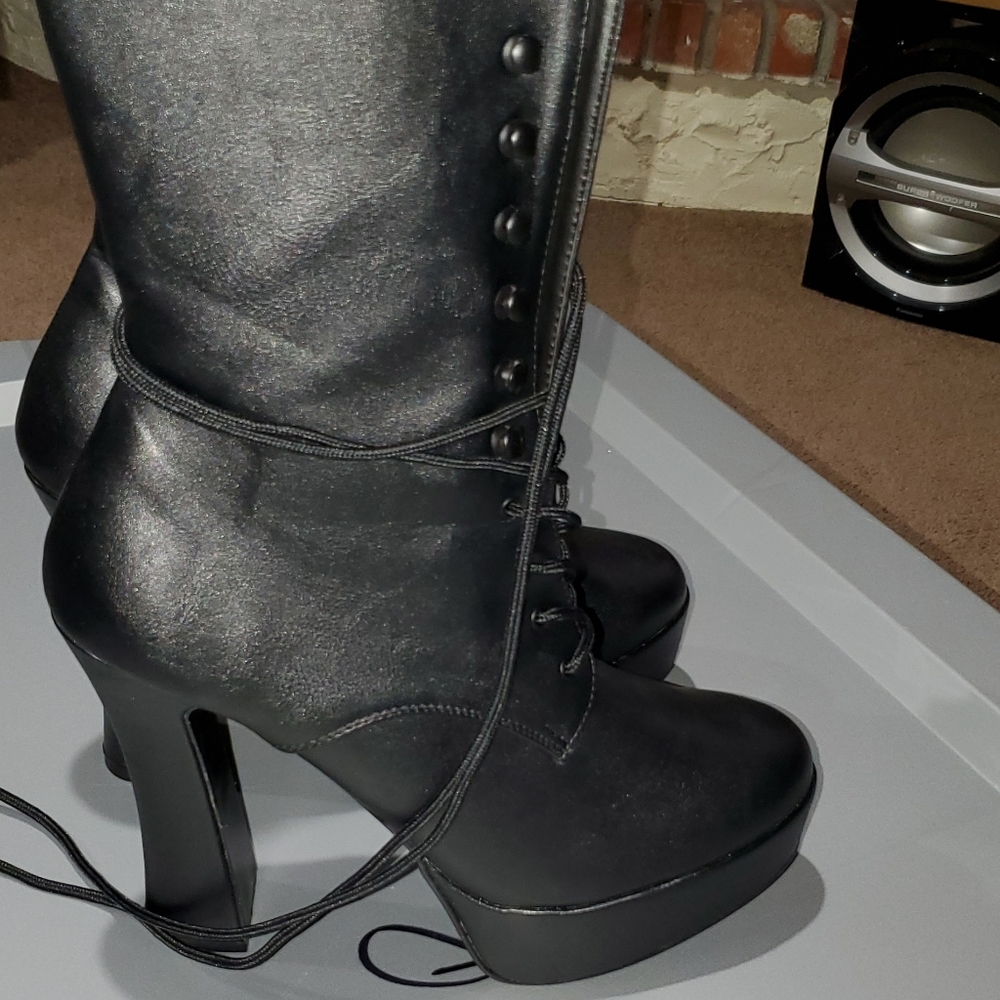 Mid calf boots